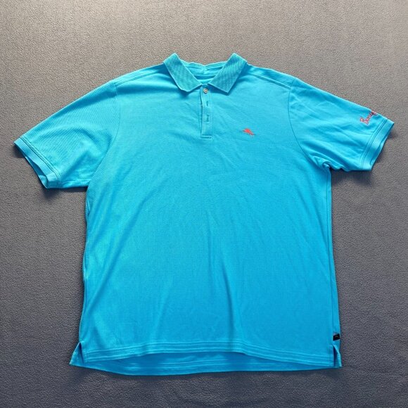 Tommy Bahama Other - Tommy Bahama Polo Mens Size Size XL Short Sleeve Shirt Blue embroidery Golf